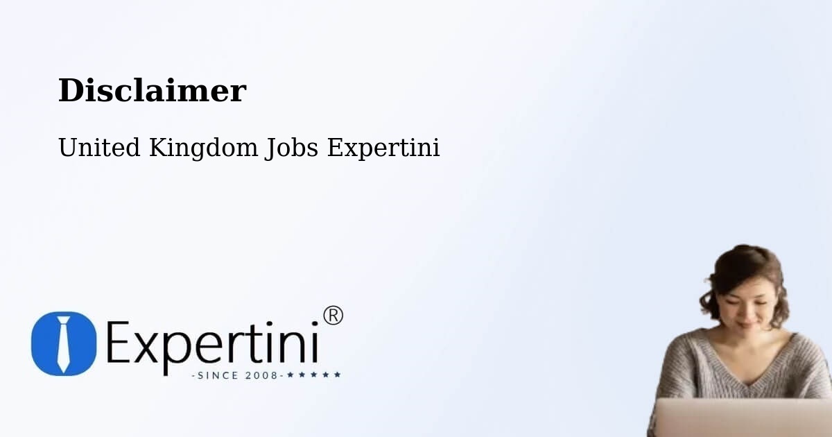 Disclaimer – Morecambe - United Kingdom Jobs Expertini